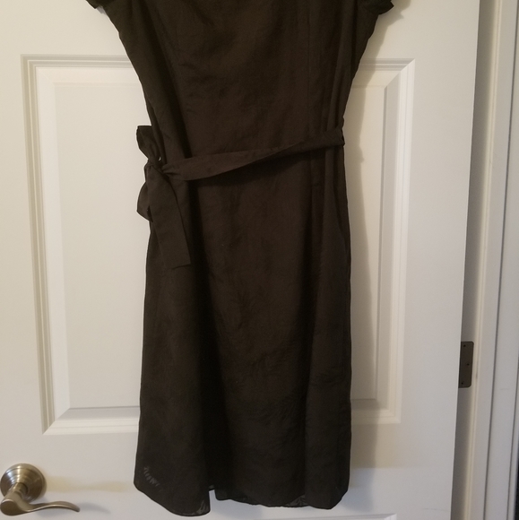 Tommy Bahama Black Wrap Dress size 6 - Picture 5 of 6